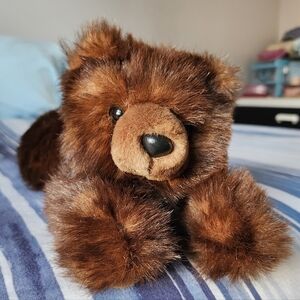 Purr-fection Plush Brown Teddy Bear